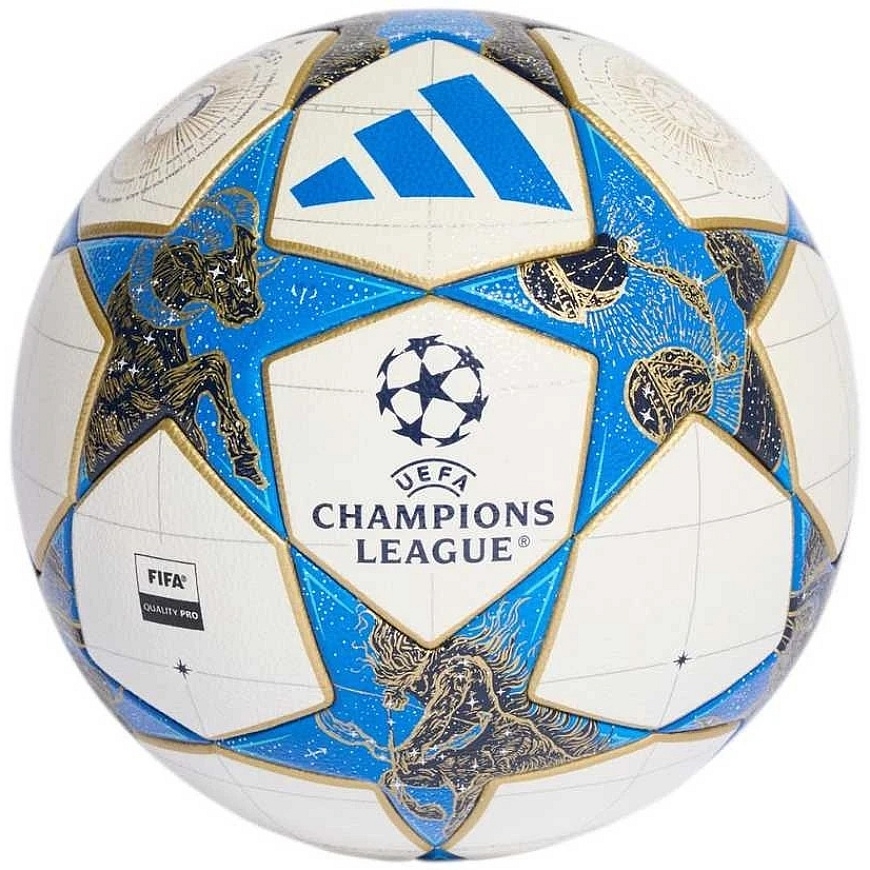 Футбольный мяч adidas UCL Competition 25/26 League Phase белый и синий-золотой JP1541 (4) – 2