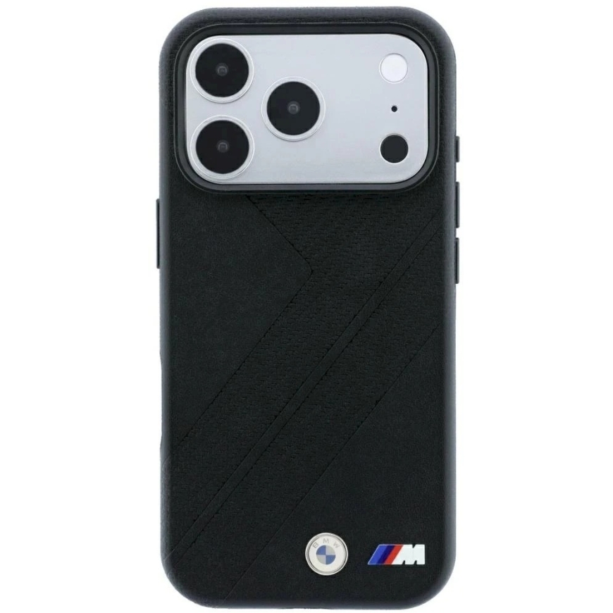 BMW M Tire Track Metal Logo MagSafe Case for iPhone 17 Pro / 18 Pro - Black – 4