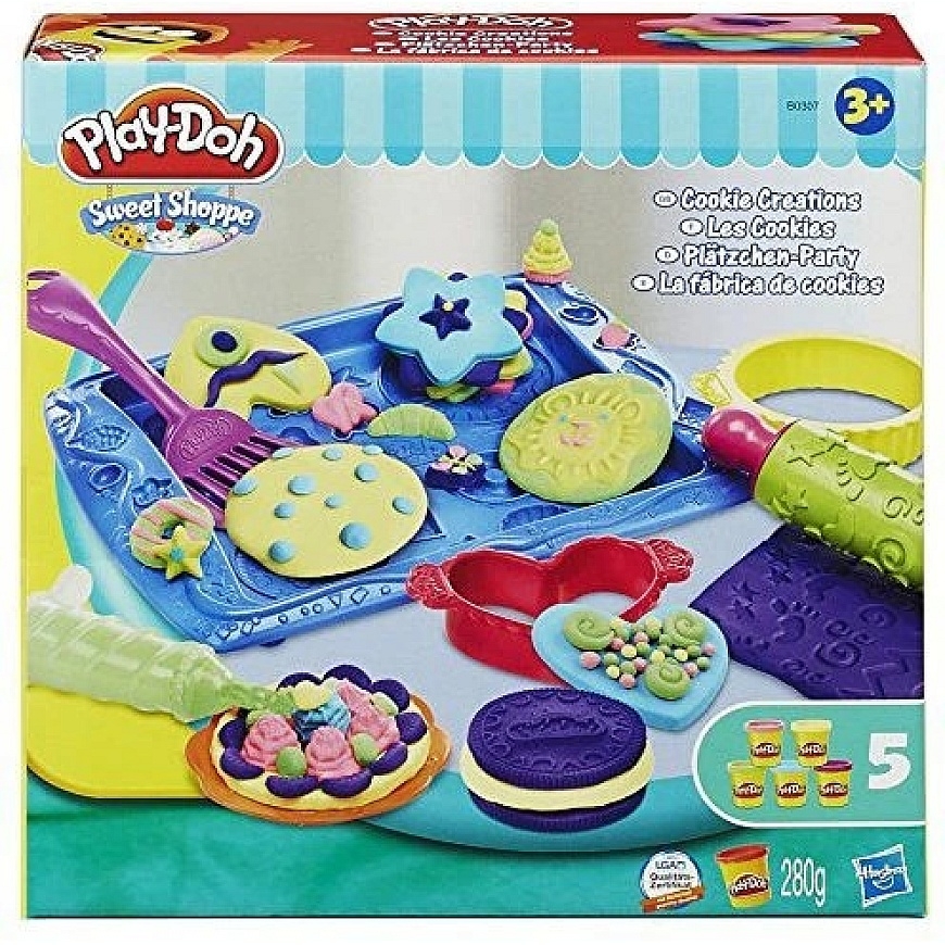 Hasbro Play-Doh Cookie Creations B0307 küpsiste valmistamise komplekt – 3