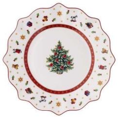 Brokastu/deserta šķīvis Villeroy & Boch Toy's Delight Baltas, 24.4 cm