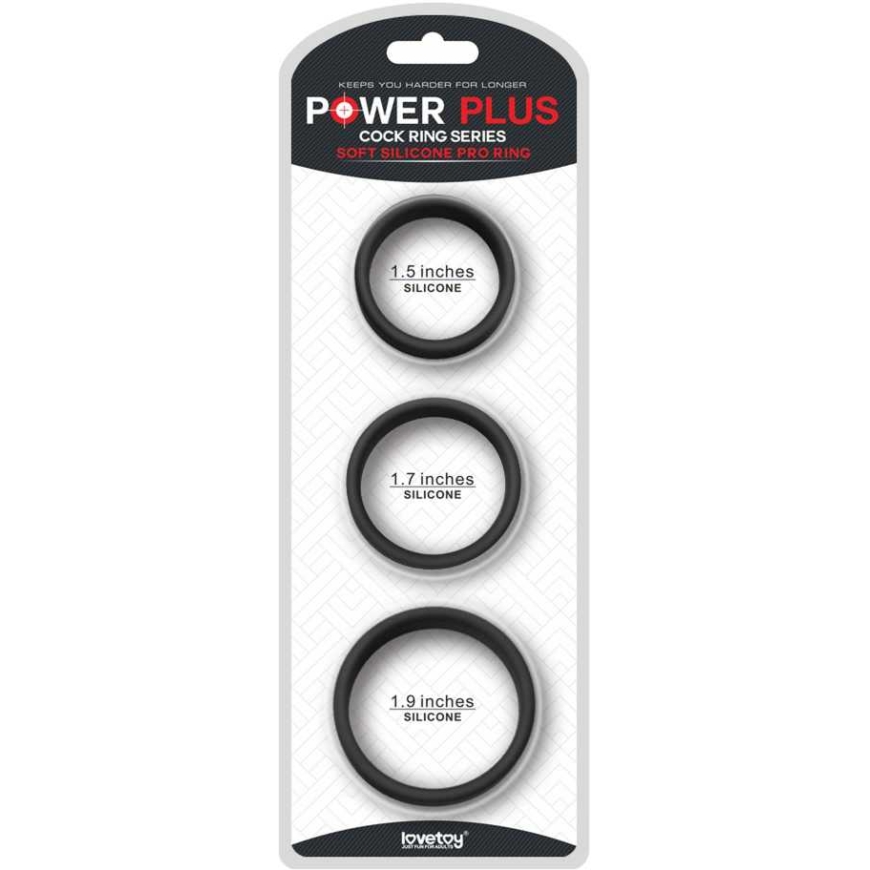 Lovetoy RING «Power Plus» мягкое силиконовое профессиональное кольцо – 3