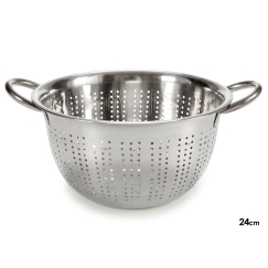 Nerūsējošā tērauda caurduris ar rokturiem 24 cm 14 × 30 5 × 24 cm 34509 KINVARA (8430852345097)
