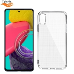 TakeMe Perfect Clear 2mm Skaidrus galinis dėklas Samsung Galaxy M53 5G (M536B) modeliui