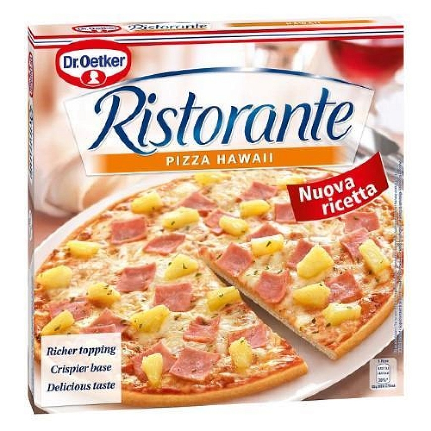 Замороженная пицца RISTORANTE Гавайи, 355 г
