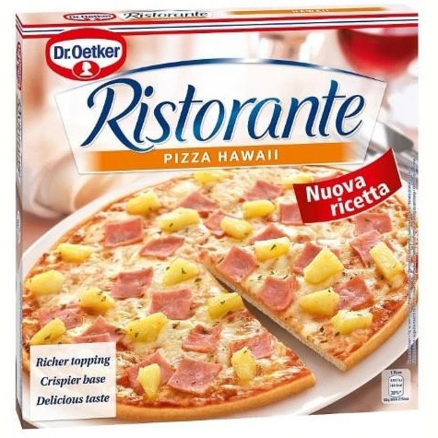 Замороженная пицца RISTORANTE Гавайи, 355 г – 2