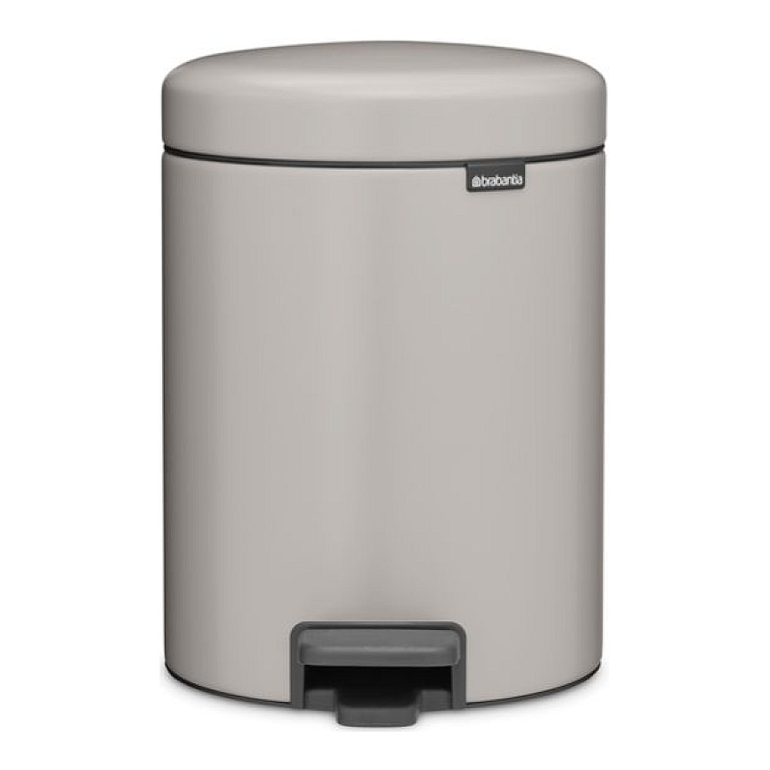 BRABANTIA prügikast jalaga NewIcon 5 l Soft Grey 252204 (8710755252204)