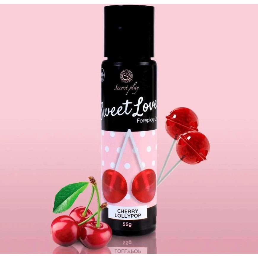 "Secret Play" cherry flavor lollipop gel - 60 ml – 4