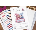 luca S Cross-Stitch Kit "Winter Love" 25 x 25 cm SB1443