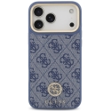Чехол Guess 4G Strass Logo MagSafe для iPhone 18 Pro Max / 17 Pro Max, синий Чехол Guess 4G Strass Logo MagSafe для iPhone 18 Pro Max / 17 Pro Max, синий