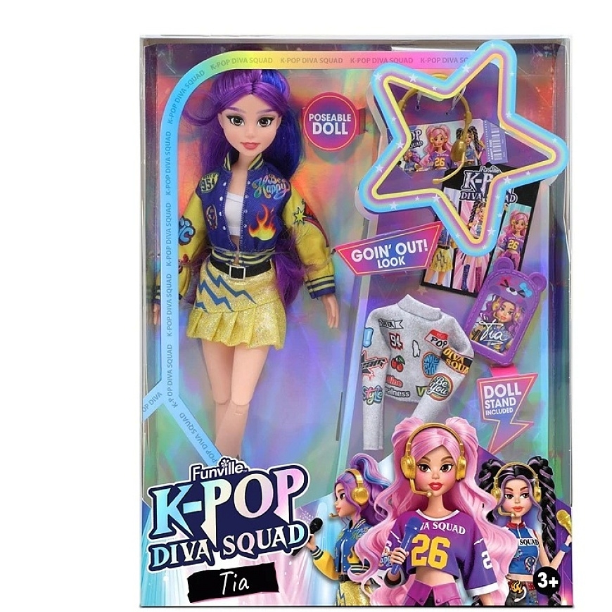 Nežinomas DOLL K-POP DIVA SQUAD 29CM