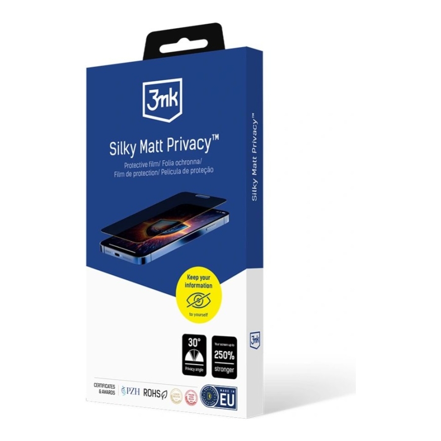 Apple iPhone 18 Pro - 3mk Silky Matt Privacy (5903108792714)