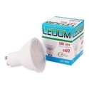 LED lemputė GU10 230 V 7 W 120 laipsnių 581 lm šilta balta LEDOM LED lemputė GU10 230 V 7 W 120 laipsnių 581 lm šilta balta LEDOM