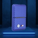 BMW M Carbon Wallet Case with Metal Logos MagSafe Blue BMW M Carbon Wallet Case with Metal Logos MagSafe Blue