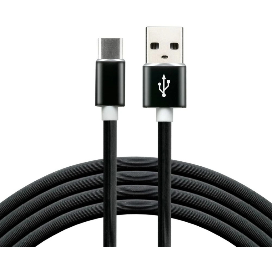 USB-C Charging Cable - everActive CBS-1.5CB, Fast Charging 3A, Data Transfer 480 Mbps, Black