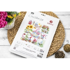 luca S Embroidery Set "Gnome Story" 30 x 30 cm SB7060