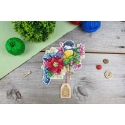 Beldizart Cross Stitch Embroidery Kit "Festive Nuthatch" 14x13 cm SR-1132 Beldizart Cross Stitch Embroidery Kit "Festive Nuthatch" 14x13 cm SR-1132