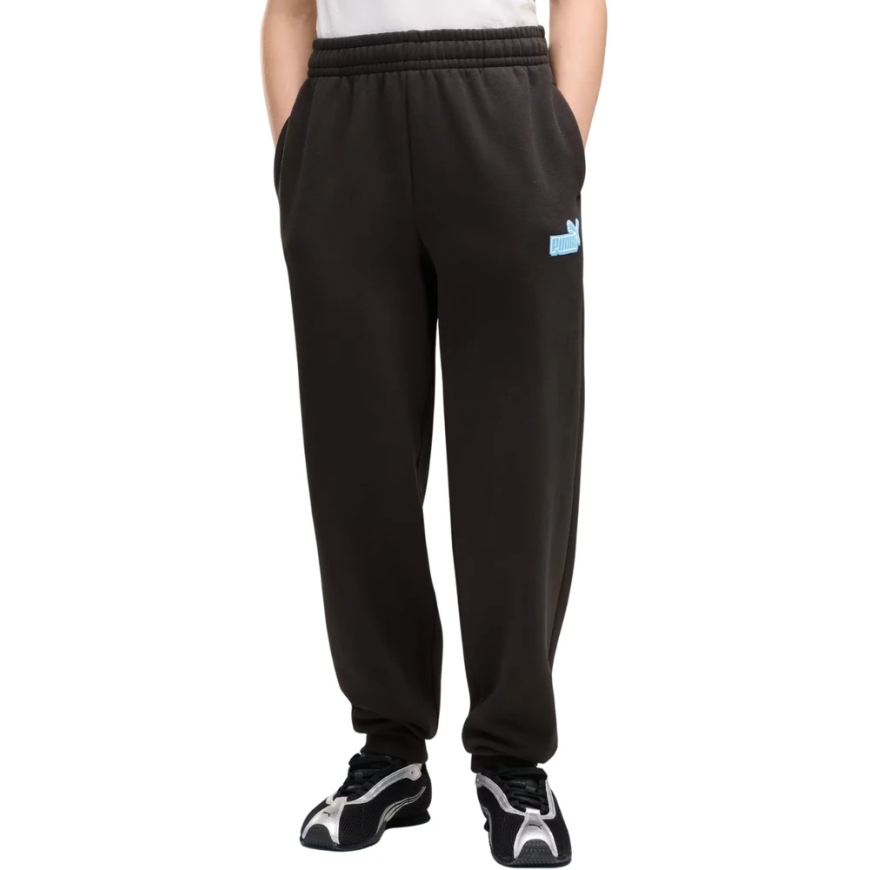 Lasten shortsit Puma ESS Logo Lab Relaxed musta 694675 01 (164cm)