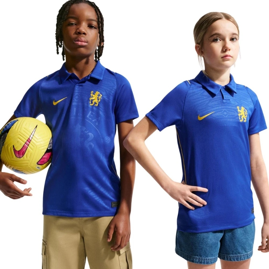Nike Chelsea FC 2026/27 Stadium Home bērnu T-krekls zils II1663 453 (XS)