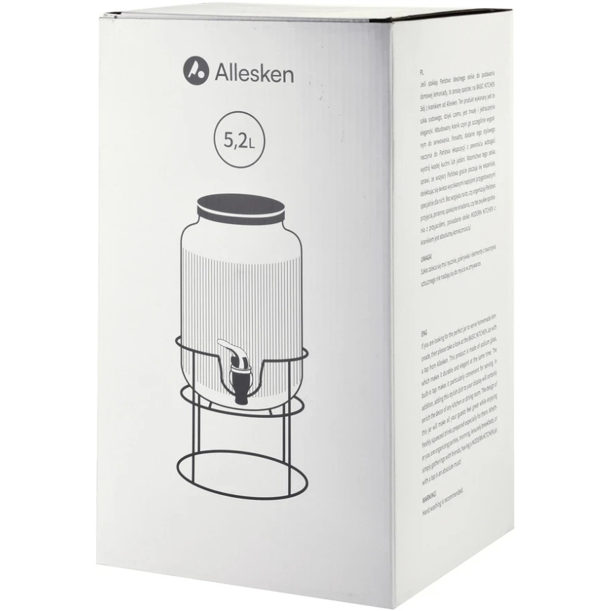 Mondex 4 glass set with a tap in a 5.2 l package – 4