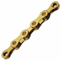 KMC X12 Ti-N Gold ķēde 12 ātrumi 126 posmi Vaksēts KMC X12 Ti-N Gold ķēde 12 ātrumi 126 posmi Vaksēts