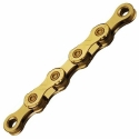 KMC X12 Ti-N Gold ķēde 12 ātrumi 126 posmi Vaksēts KMC X12 Ti-N Gold ķēde 12 ātrumi 126 posmi Vaksēts