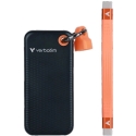 Verbatim Pocket SSD 512GB ulkoinen kiintolevy - Avaimenperi USB-C 3.2 gen.2 johdolla musta-oranssi 32285 Verbatim Pocket SSD 512GB ulkoinen kiintolevy - Avaimenperi USB-C 3.2 gen.2 johdolla musta-oranssi 32285