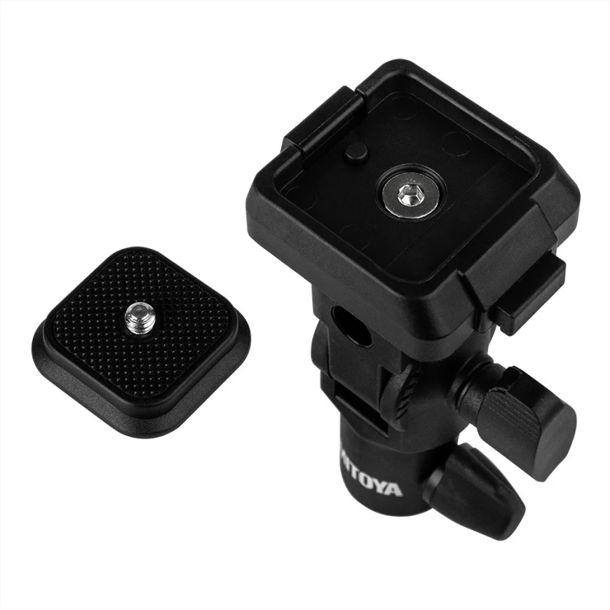 null Fotogrāfijas aprīkojums - ULANZI TH02 1/4" Vītņu lodveida galva ar 360° griešanos un 90° noliekšanu