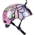 No Fear bērnu velosipēdu ķivere (48-52 cm) - rozā ar tauriņiem No Fear bērnu velosipēdu ķivere (48-52 cm) - rozā ar tauriņiem