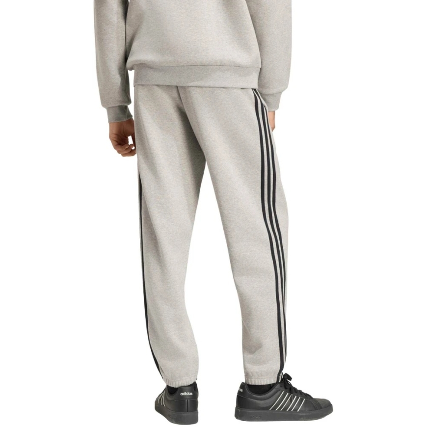 Meeste adidas Essentials 3-Stripes Fleece Tapered Cuffed püksid hall KY4127 (M) – 3