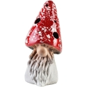Mondex Ceramic Lantern Toadstool-Santa Claus LED white and red color mix 3 patterns 8.7x7x9x17.7 cm Mondex Ceramic Lantern Toadstool-Santa Claus LED white and red color mix 3 patterns 8.7x7x9x17.7 cm