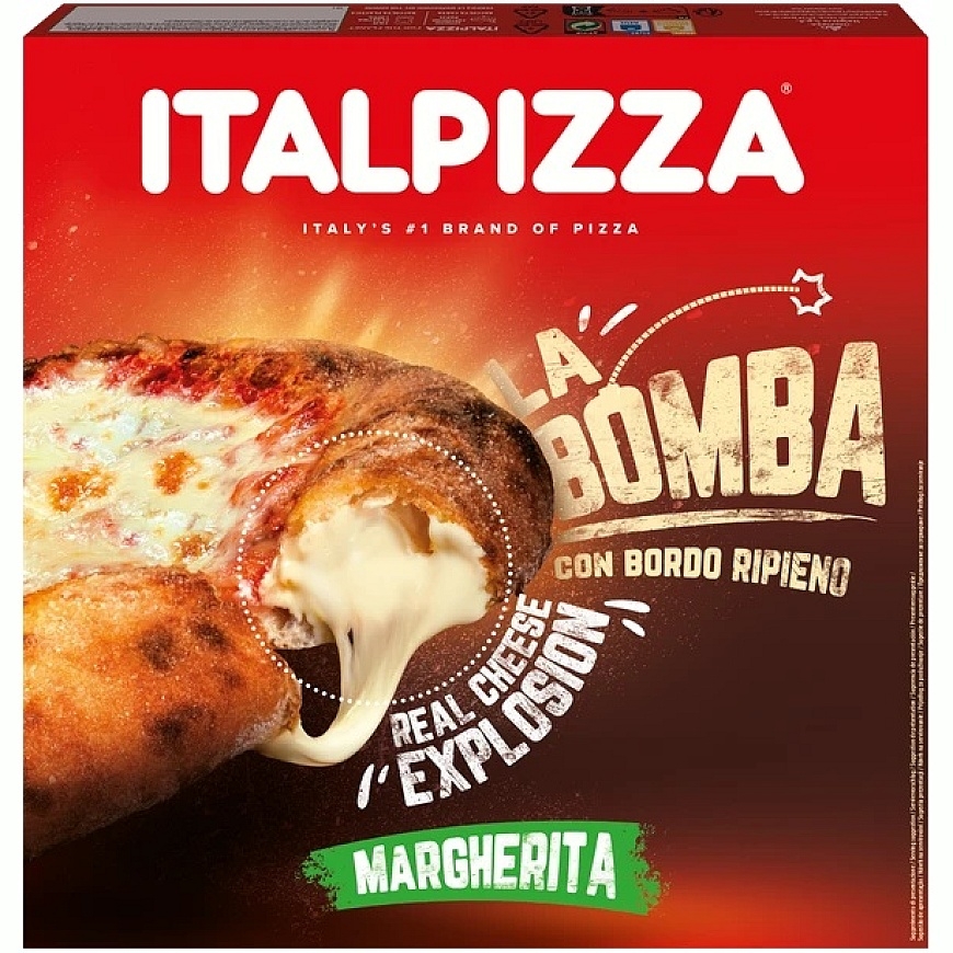 Замороженная пицца ITALPIZZA, La Bomba Margherita, 440 г – 2