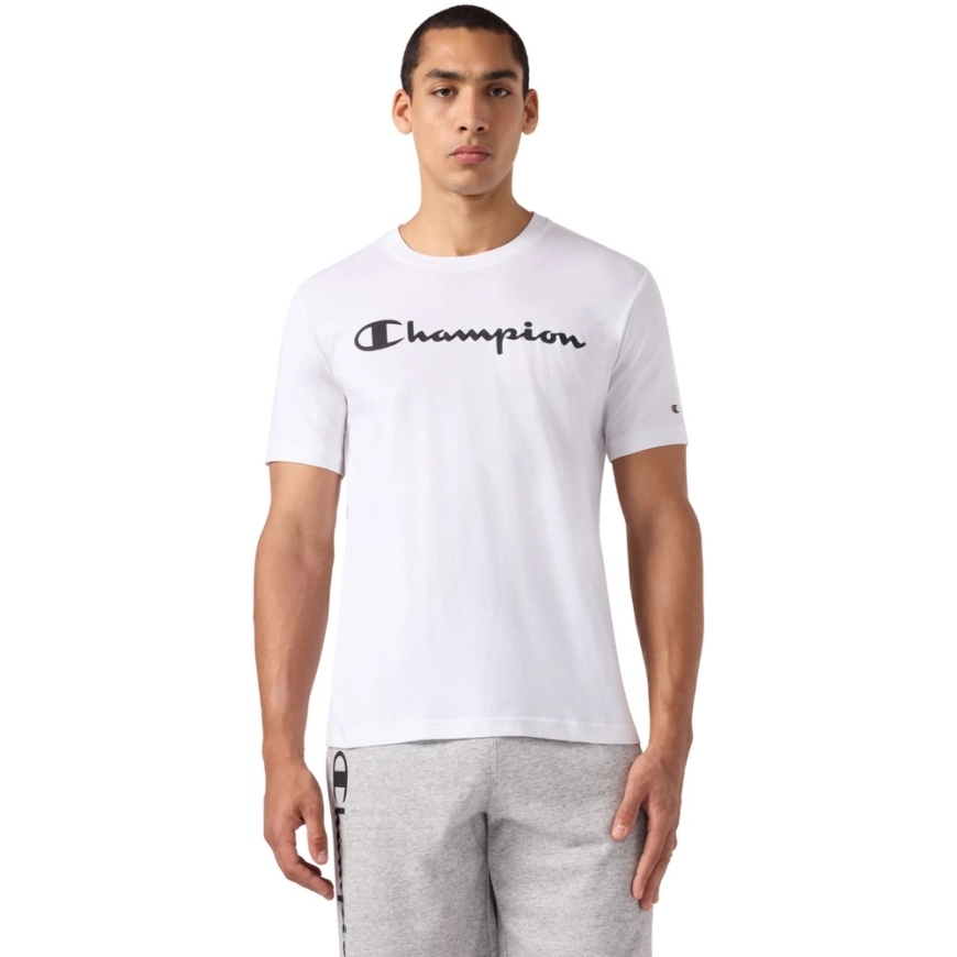 Champion Miesten SS Tee valkoinen 221814 WW001 (2XL)