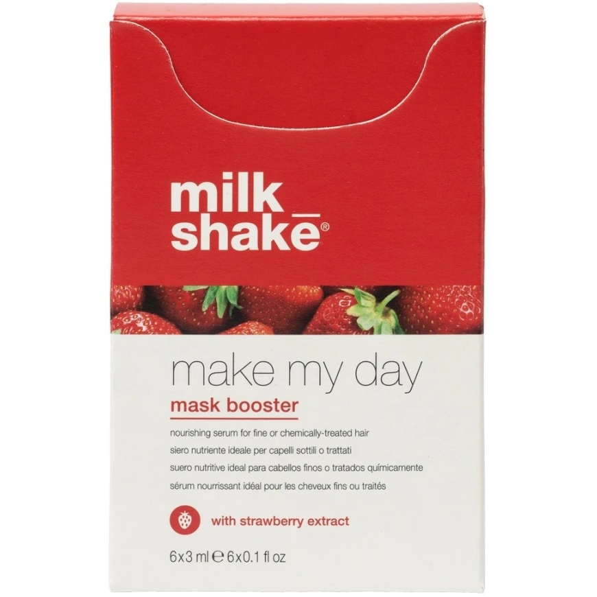 Serumas Milk Shake Make My Day Mask Booster maitininantis Strawberry Serum 6x3 ml – 2