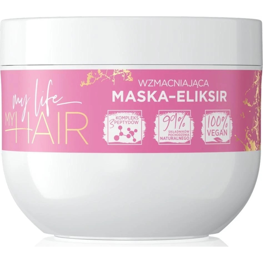 Eveline Cosmetics My Life My Hair Strengthening Mask-Elixir 300ml – 2