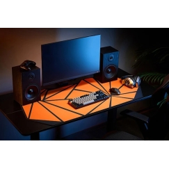 Powerton LIFE FURIA Gaming Mouse Pad, with anti-slip bottom, orange