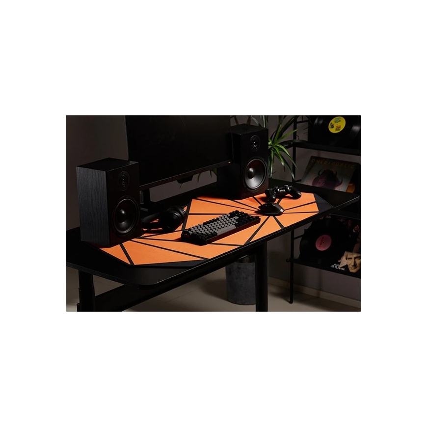 Powerton LIFE FURIA Игровой коврик для мыши, с антискользящим дном, оранжевый – 2