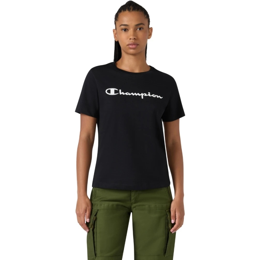 Champion Short Sleeve Women’s T-Shirt Black 118428 KK001 (S)