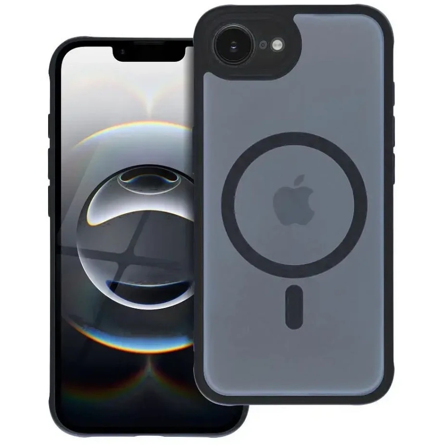 OEM Case for Xiaomi Redmi Note 15 PRO PLUS 5G Full Matte Mag Cover compatible with MagSafe black – 3