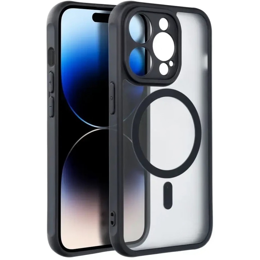 OEM Case for Xiaomi Redmi Note 15 PRO PLUS 5G Full Matte Mag Cover compatible with MagSafe black – 4