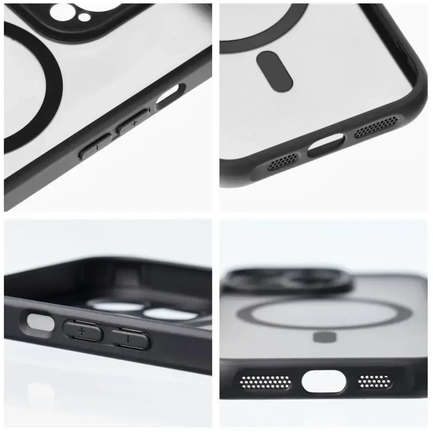OEM kest Xiaomi Redmi Note 15 PRO PLUS 5G Full Matte Mag Cover, ühilduv MagSafe'iga must – 5