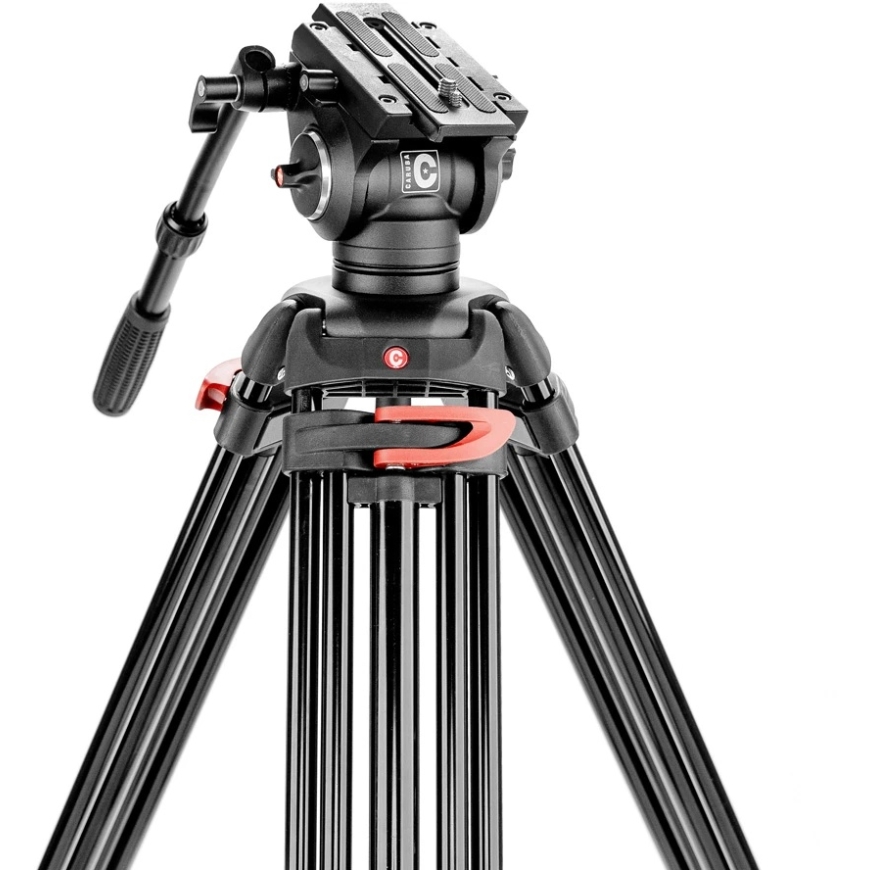 Video statīvs - Caruba Videostar 188 Pro 75 mm 15 kg 83–180 cm 4,9 kg – 5