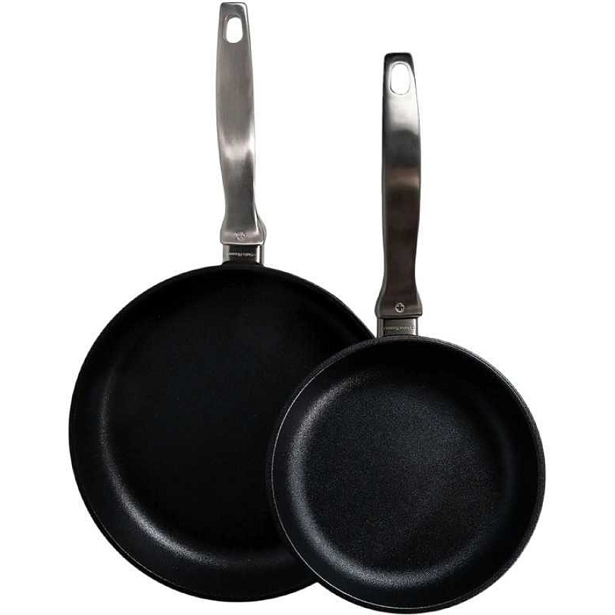Swiss Diamond SDCXDset601i Induction Frying Pan Set, includes Ø20cm and Ø26cm pans