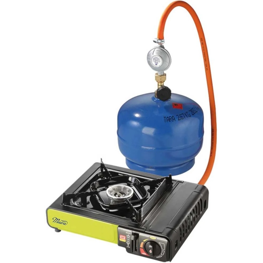 MEVA 2-in-1 camping stove for cartridge and gas from THUNDER DUAL cylinder – 4