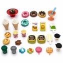 WOOPIE dessert ice cream set for café play 30 pcs.