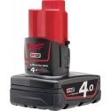 Milwaukee Akumuliatorius M12 B4 4,0 Ah Milwaukee Akumuliatorius M12 B4 4,0 Ah