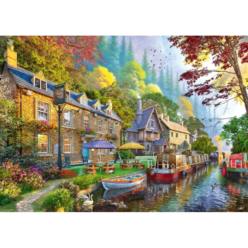 Ravensburger Pusle 1000 tk - Tee kanalit pidi – 2