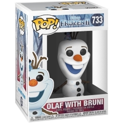 FUNKO POP! Виниловая фигурка: Disney: Холодное сердце 2 - Олаф с Бруни, 12.7 см