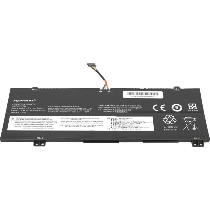Movano "Lenovo IdeaPad S540" akku l18m4pf3 l18c4pf4 - 3200 mAh (49 Wh) – 2