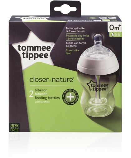 TOMMEE TIPPEE bottles Anti-Colic 260ml 2pcs, 42252575 – 2