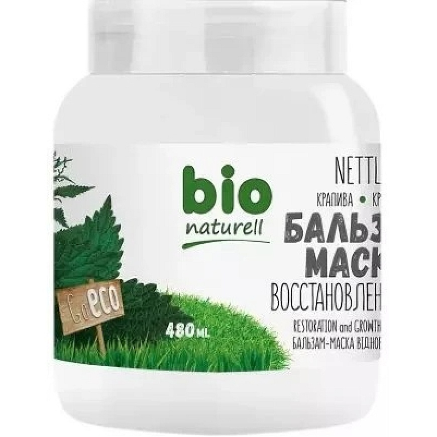 Bio Naturell nõgese ja pantenooli juuksemask "Kreemjas", regenereeriv, 480 ml – 2